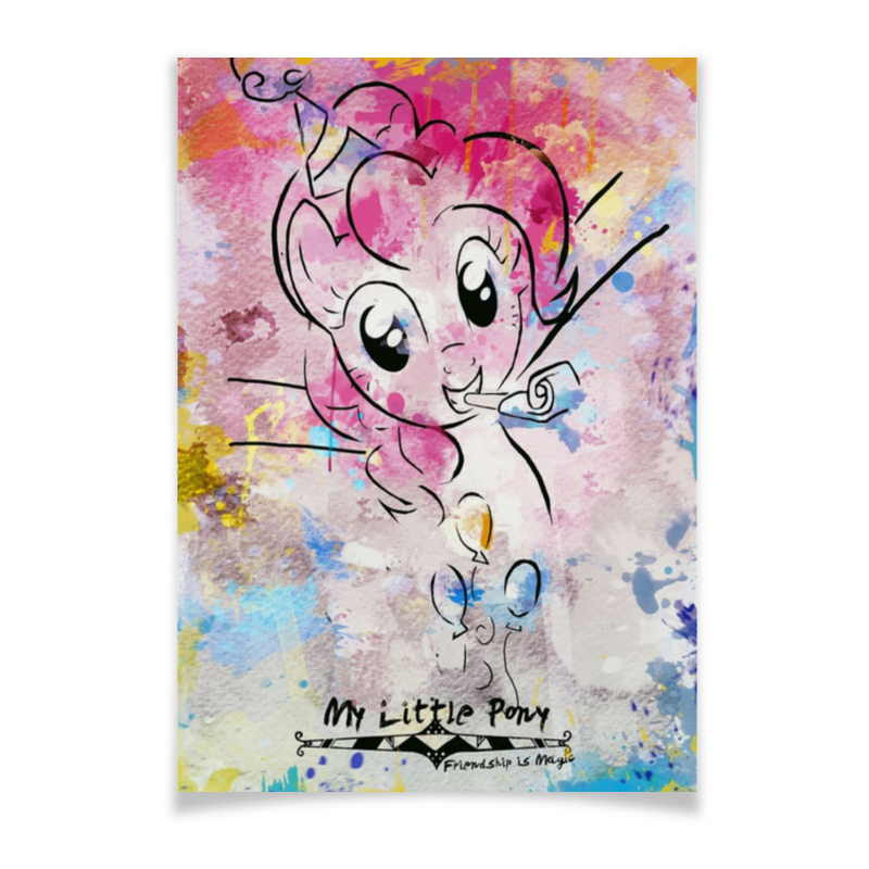 Плакат A3(29.7x42) Printio My little pony pinkie pie poster