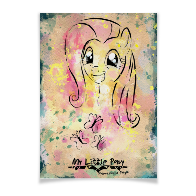 Плакат A3(29.7x42) Printio My little pony fluttershy poster