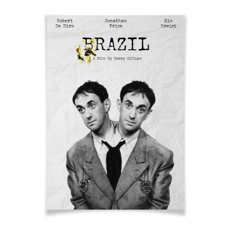 Плакат A2(42x59) Printio Бразилия / brazil