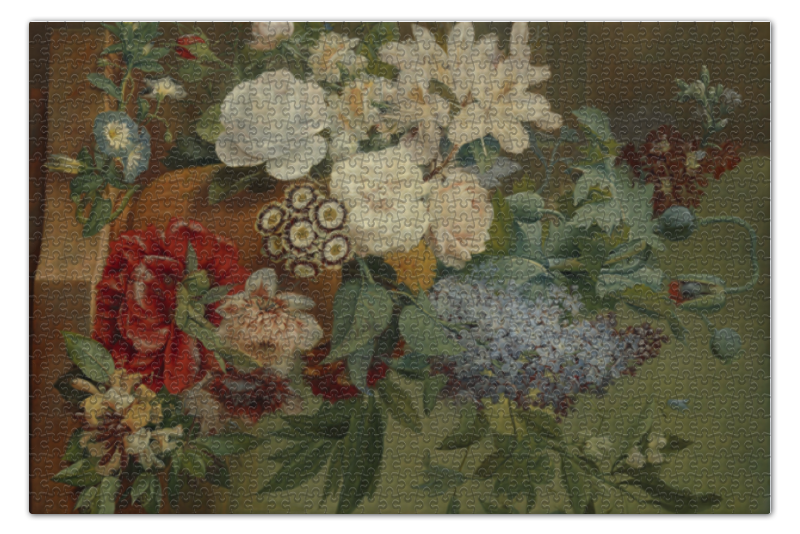 Пазл 73.5 x 48.8 (1000 элементов) Printio Цветы в терракотовой вазе