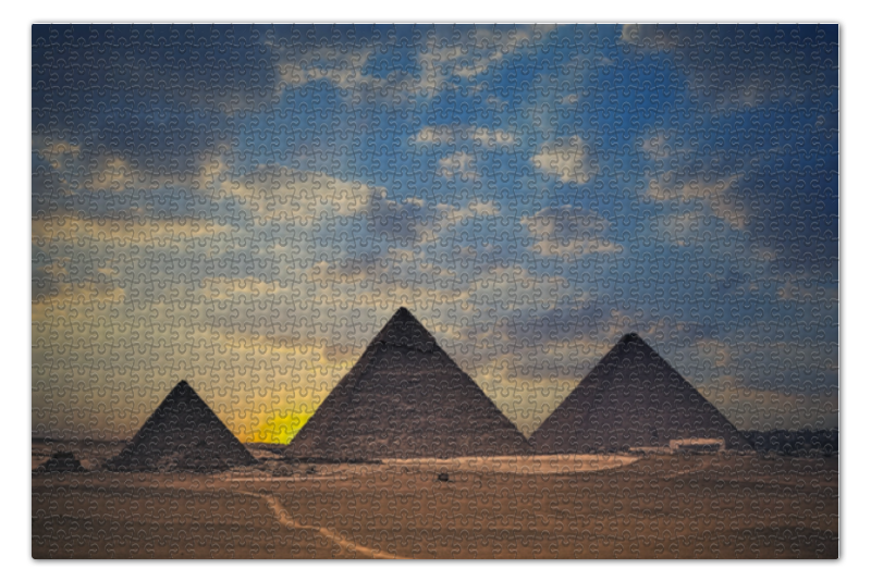 Пазл 73.5 x 48.8 (1000 элементов) Printio Пирамиды