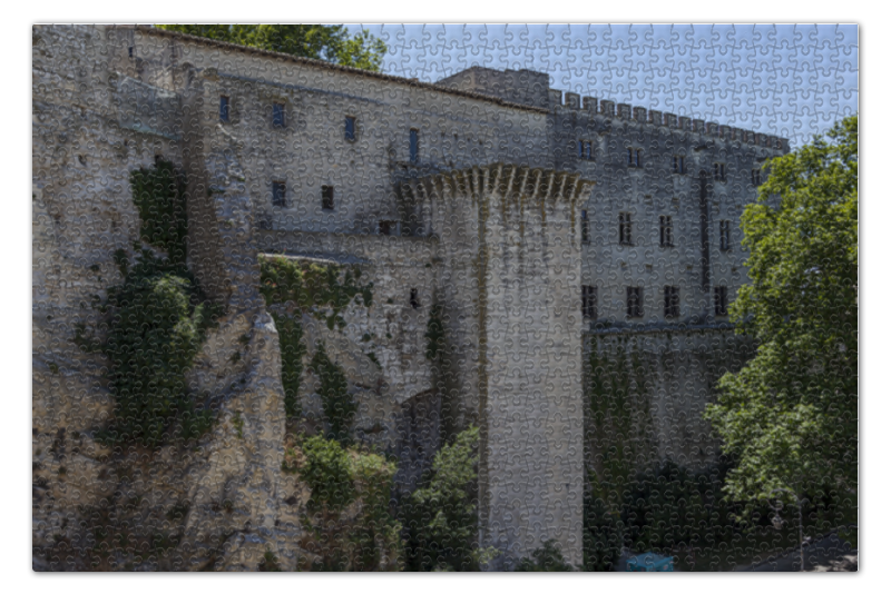 Пазл 73.5 x 48.8 (1000 элементов) Printio Стена вокруг города авиньон