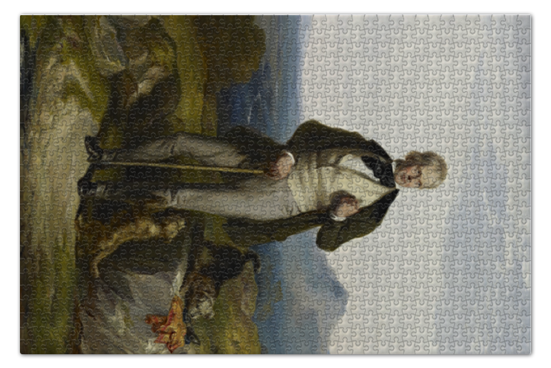 Пазл 73.5 x 48.8 (1000 элементов) Printio Сэр вальтер скотт. портрет работы вильяма аллана