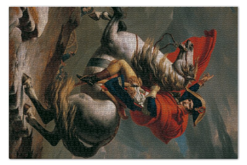 Пазл 73.5 x 48.8 (1000 элементов) Printio Наполеон на перевале сен-бернар