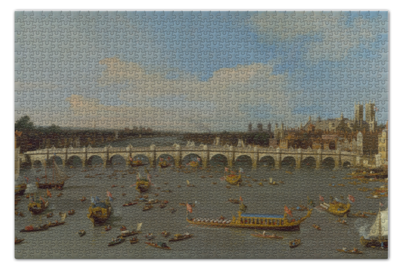 Пазл 73.5 x 48.8 (1000 элементов) Printio Вестминстерский мост в лондоне