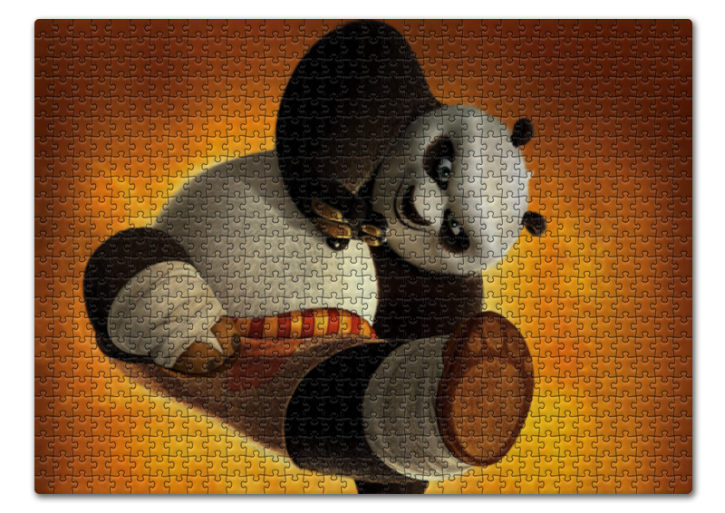 Пазл 43.5 x 31.4 (408 элементов) Printio Кунг-фу панда