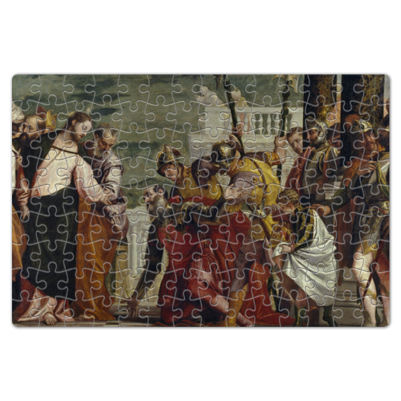 Пазл магнитный 18 x 27 (126 элементов) Printio Иисус и центурион (паоло веронезе)
