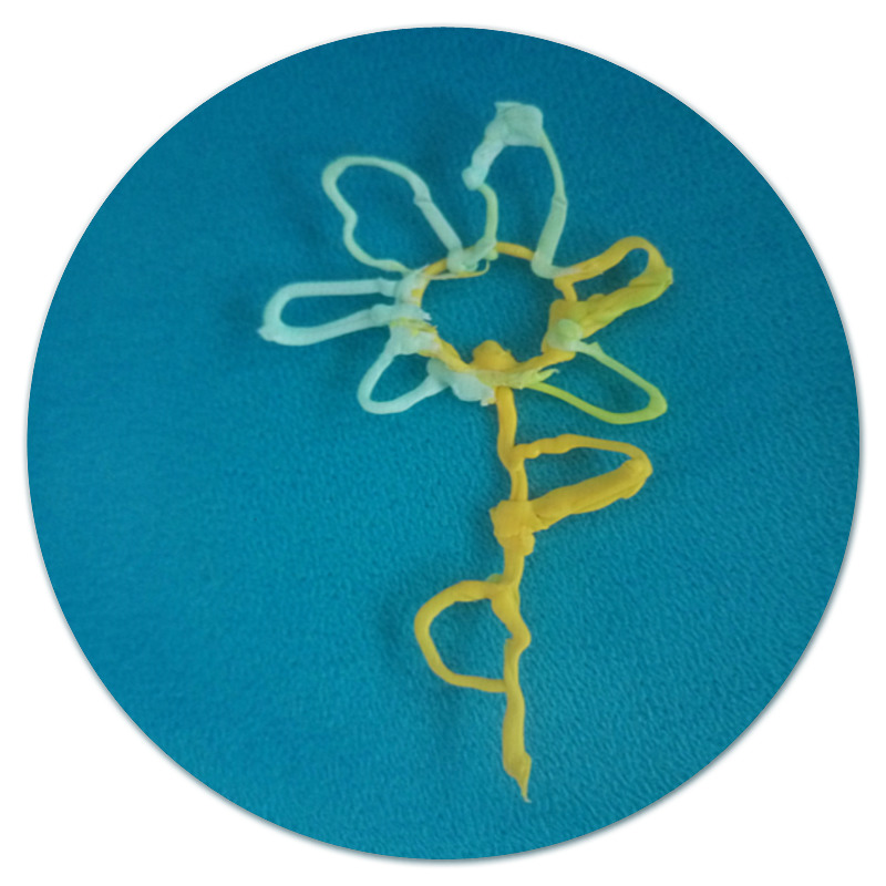 Коврик для мышки (круглый) Printio Цветик-семицветик