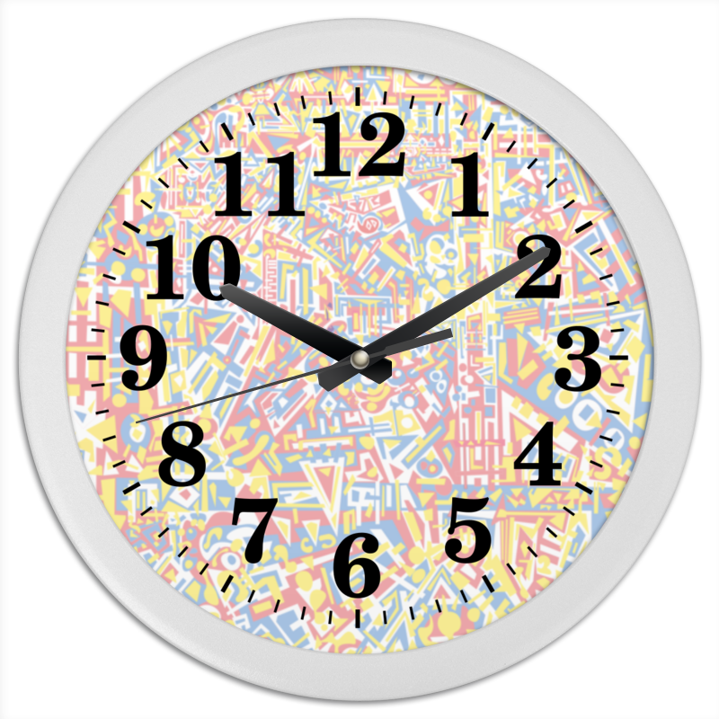 Часы круглые из пластика Printio Plppgtysxxx132