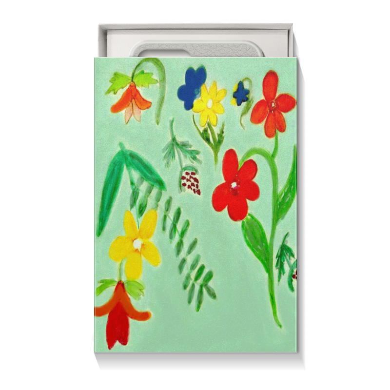 Коробка для чехлов Printio Подарочная летние цветы