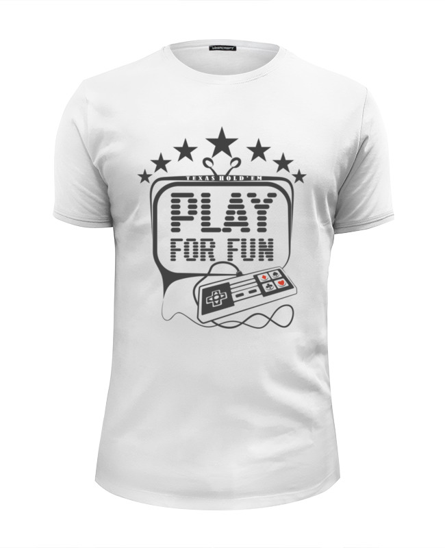 Футболка Wearcraft Premium Slim Fit Printio Покер