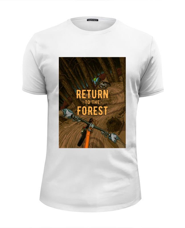 Футболка Wearcraft Premium Slim Fit Printio Return to the forest возвращайся в лес