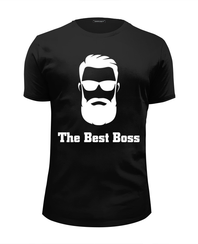 Printio The best boss with beard black