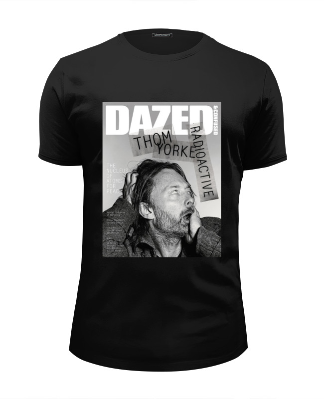 Футболка Wearcraft Premium Slim Fit Printio Radiohead dazed t-shirt black