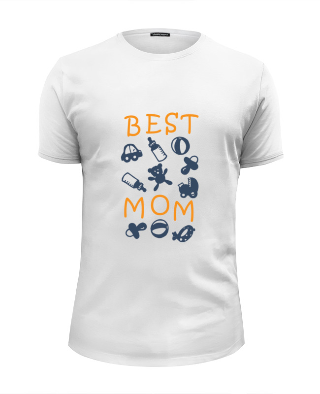 Футболка Wearcraft Premium Slim Fit Printio Best mom