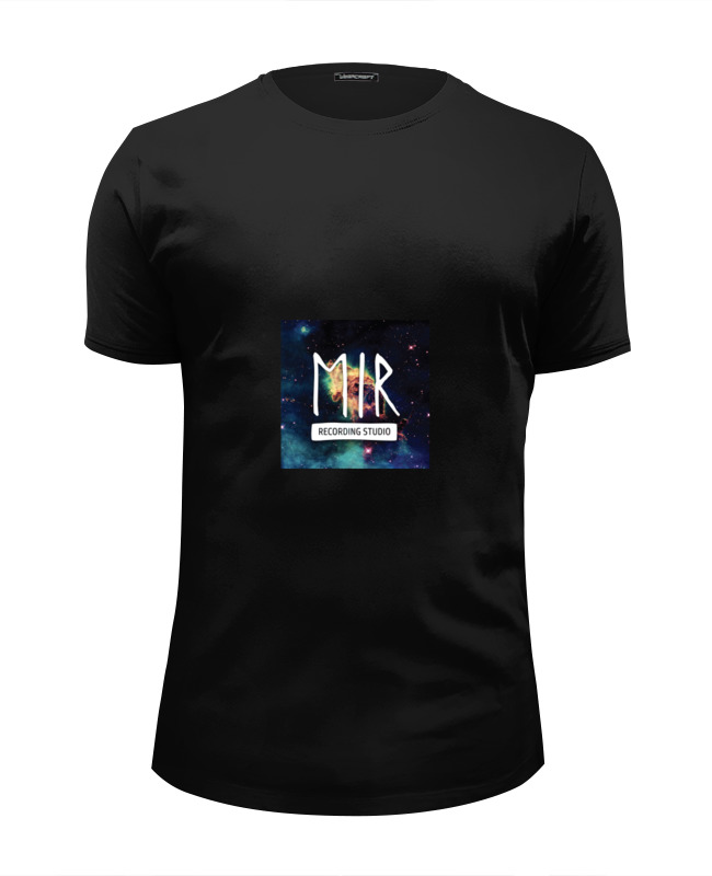Футболка Wearcraft Premium Slim Fit Printio Mir black t-shirt