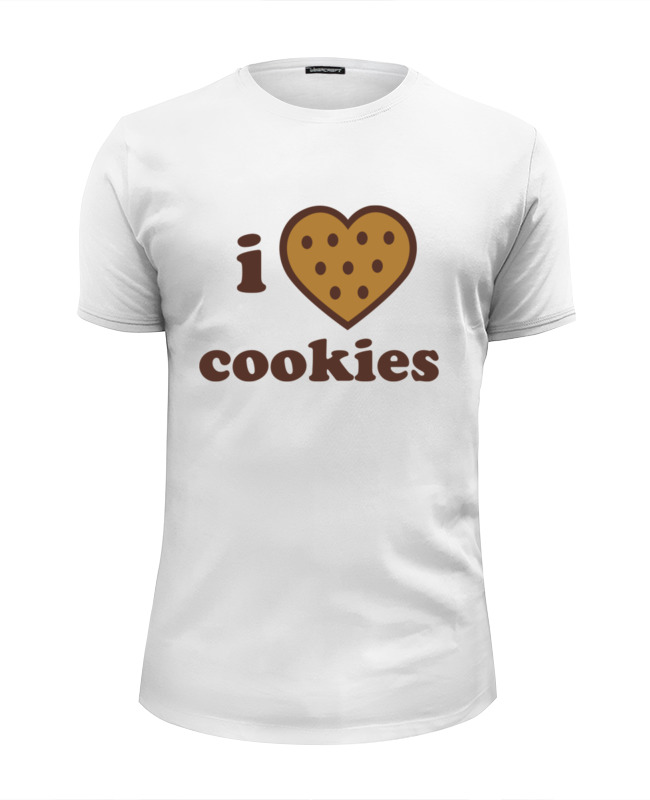 Футболка Wearcraft Premium Slim Fit Printio I love cookies