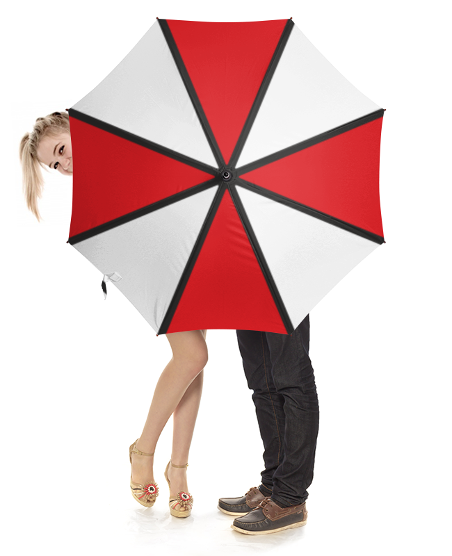 Зонт-трость с деревянной ручкой Printio Umbrella