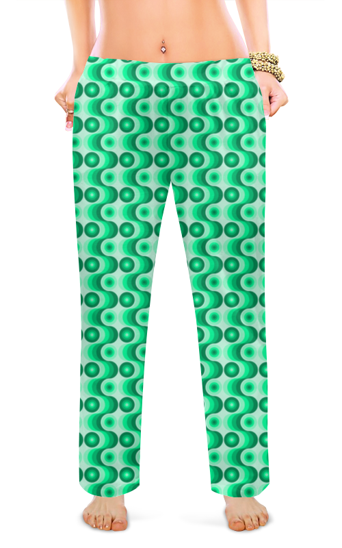 Женские пижамные штаны Printio Ретро #1
