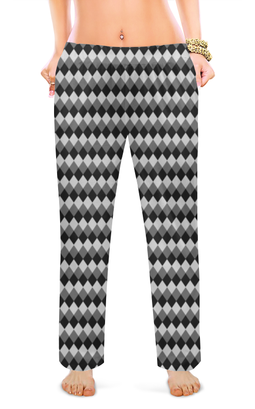 Женские пижамные штаны Printio Три оттенка серого